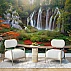 Forest Waterfall Wall Mural – Scenic Nature Path Landscape Design Forest Waterfall Wall Mural – Scenic Nature Path Landscape Design