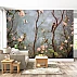 Blossom Bird Wall Mural – Serene Nature Floral Design