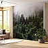 Misty Forest Wall Mural – Lush Green Pine Landscape Design Misty Forest Wall Mural – Lush Green Pine Landscape Design