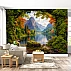 Forest Lake Wall Mural – Mountain View Nature Window Design
