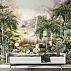 Tropical Jungle Lagoon Wall Mural – Lush Palm Paradise Wallpaper for Living Room