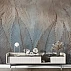 Feather Pattern Wall Mural – Elegant Neutral Leaf Texture Design Feather Pattern Wall Mural – Elegant Neutral Leaf Texture Design
