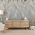 Beige Palm Leaf Wall Mural – Elegant Tropical Texture Design