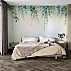 Hanging Green Leaves Wall Mural – Fresh Botanical Nature Design Hanging Green Leaves Wall Mural – Fresh Botanical Nature Design